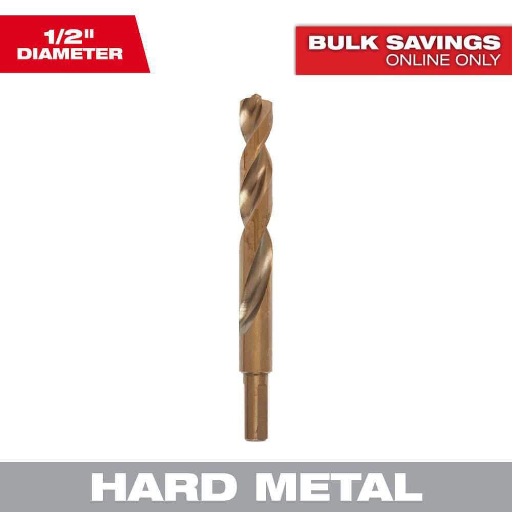 Milwaukee 1/2 in. Cobalt Red Helix Twist Drill Bit