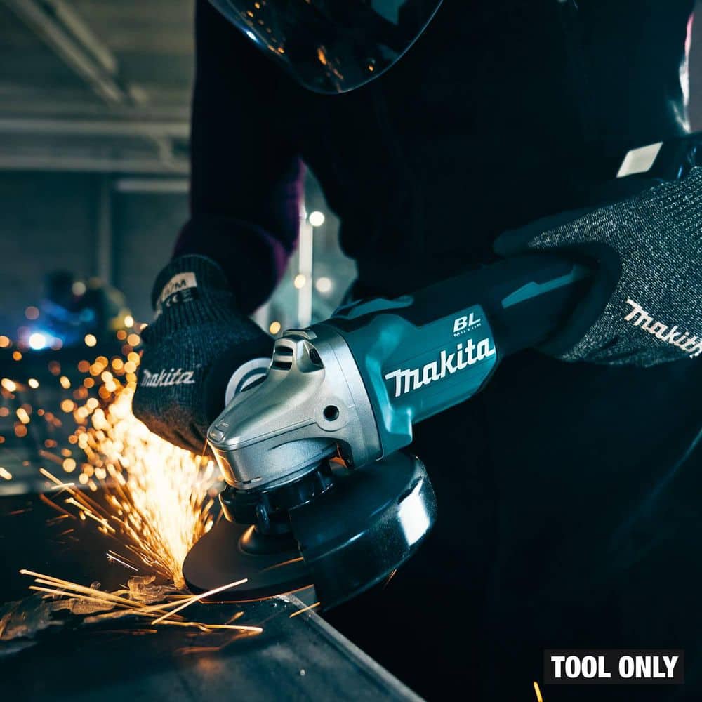 Makita 18V LXT Lithium-Ion Brushless Cordless 4-1/2 in./5 in. Cut-Off/Angle Grinder (Tool-Only) (2)