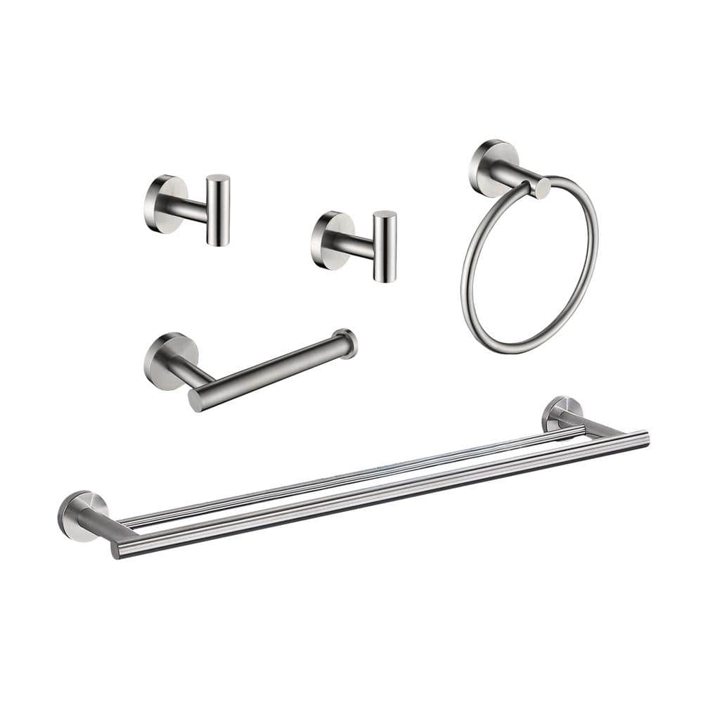 Tahanbath Bath Hardware Set with Hand Towel Holder (1)
