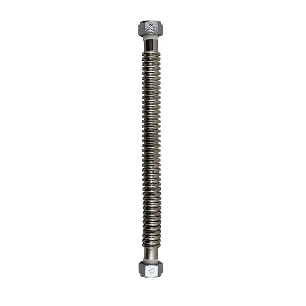 HOME-FLEX 3/4 in. FIP x 3/4 in. FIP x 15 in. Stainless Steel Water Heater Connector