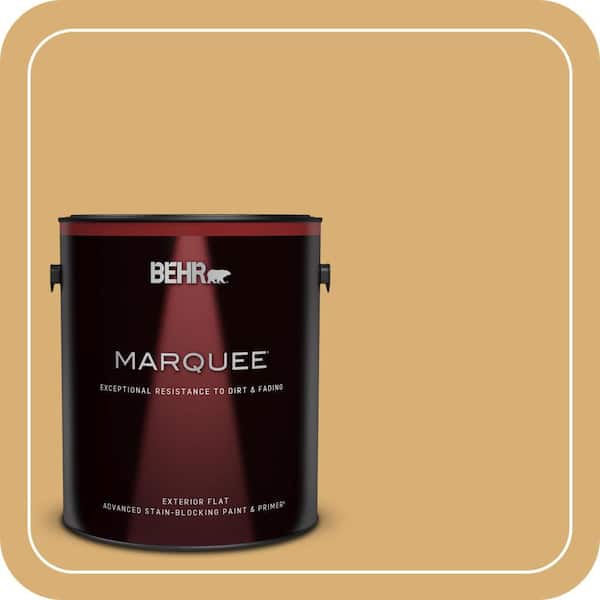 BEHR PREMIUM PLUS Home Decorators Collection #HDC-AC-08 Mustard Field Enamel Low Odor & Primer (4)