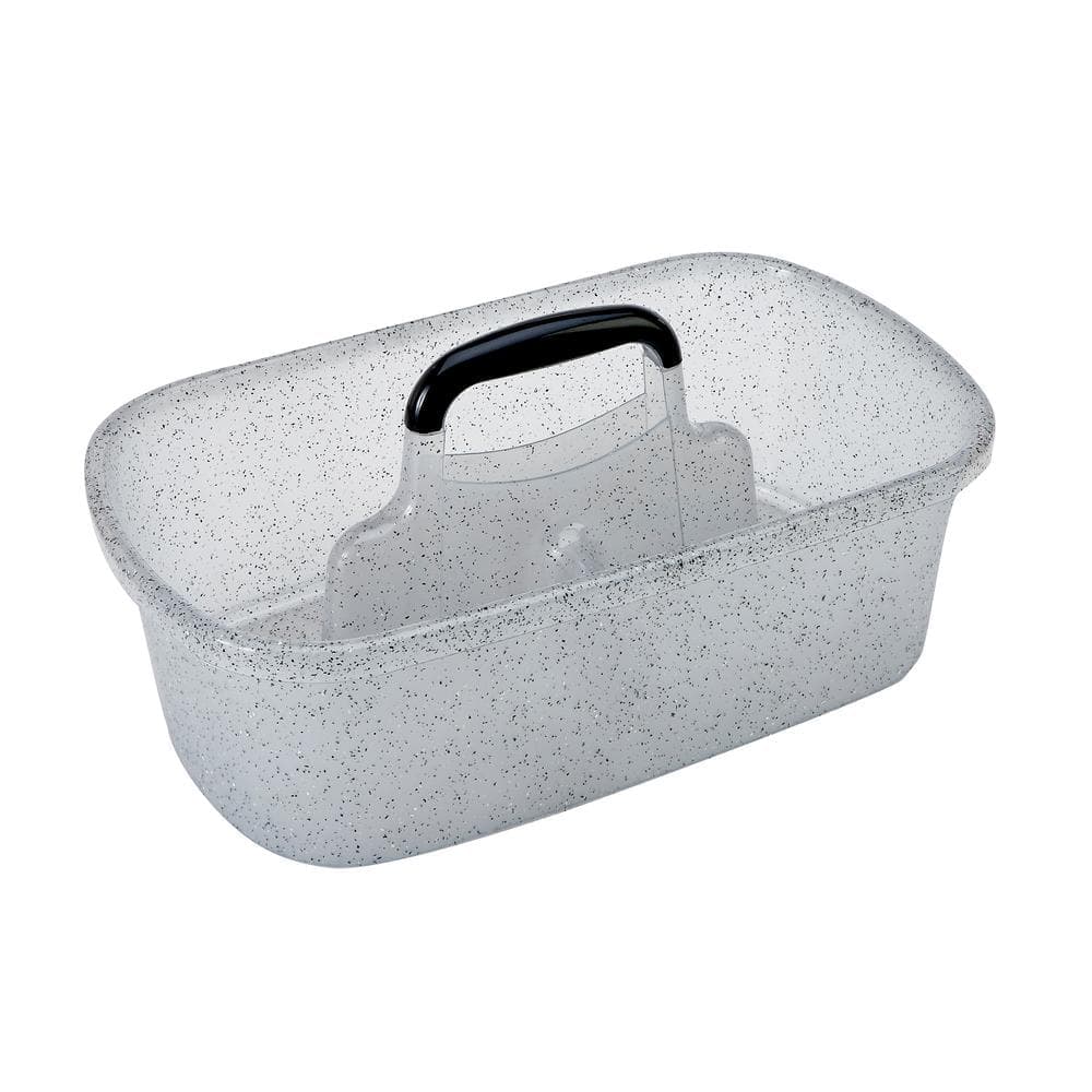 SIMPLIFY Granite Look Shower Caddy in Grey (2)
