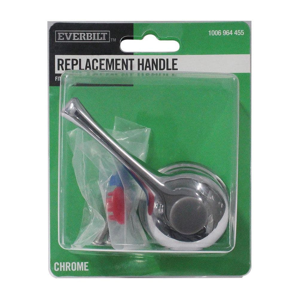 Everbilt Universal  Faucet Handle Replacement with Smooth Lever Handle Design in Chrome (2)