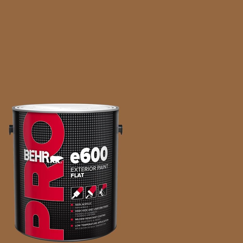 BEHR PRO 1 gal. #MQ2-06 Gilded Glamour Flat Exterior Paint