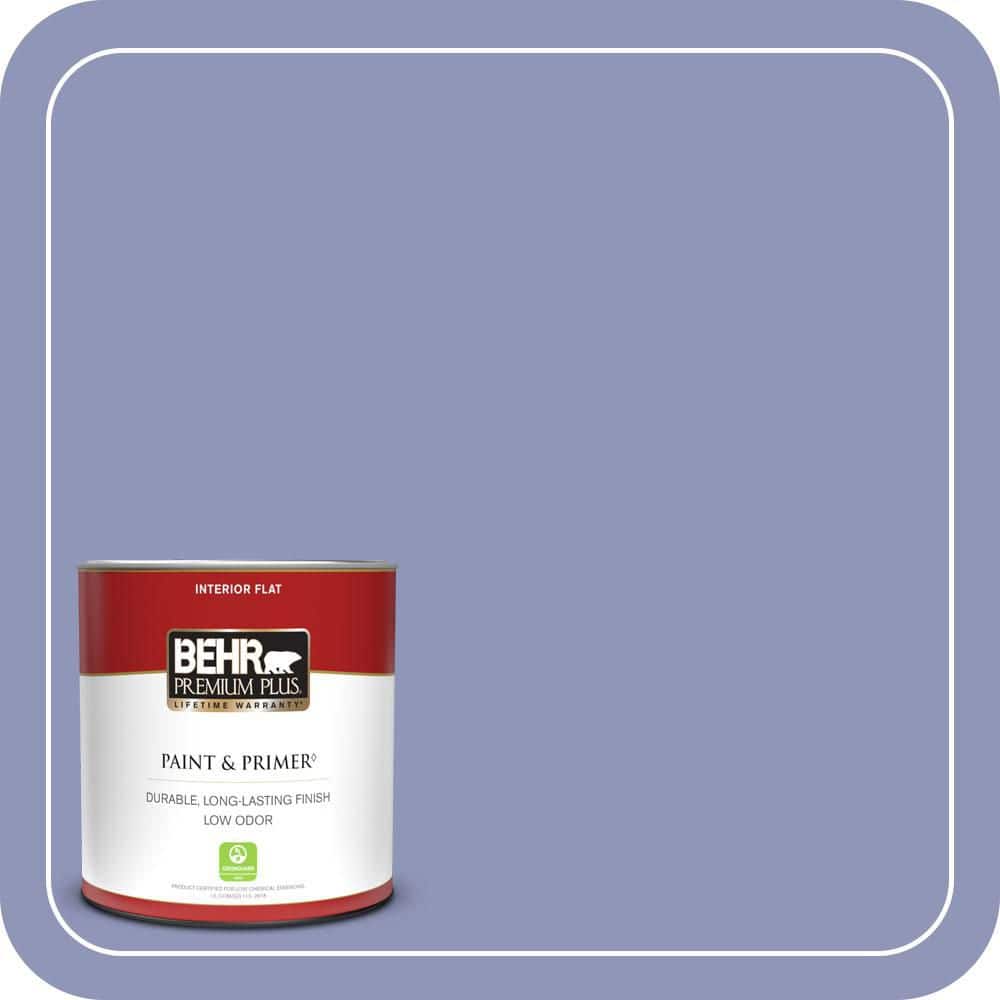 BEHR PREMIUM PLUS #BIC-20 Lively Lilac Flat Interior/Exterior Paint & Primer Color Sample