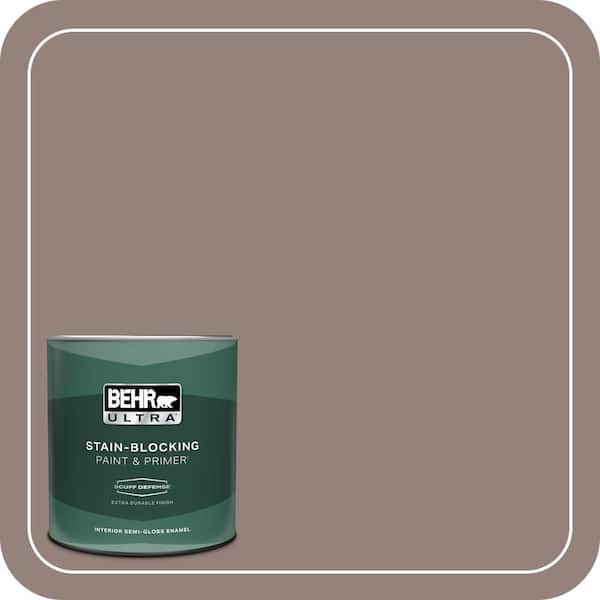 BEHR PREMIUM PLUS #750B-5 Castle Hill Flat Interior/Exterior Paint & Primer Color Sample (3)