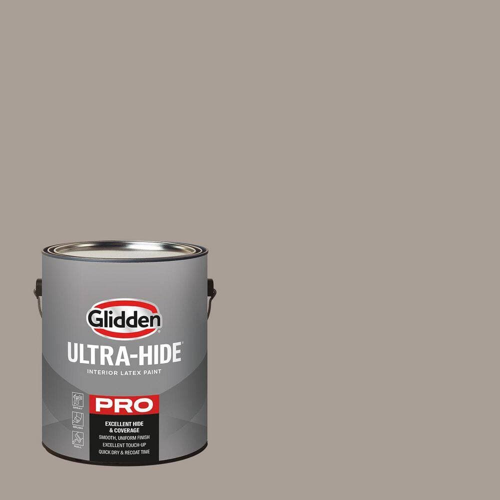 Glidden Ultra-Hide 1 gal. PPG1018-4 Winter's Nap Satin Interior Paint