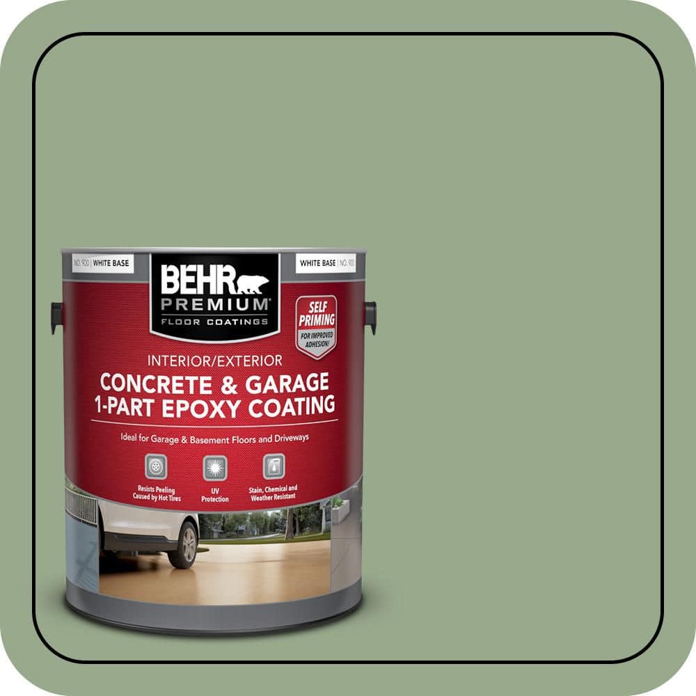 BEHR PREMIUM #PPU11-05 Self-Priming 1-Part Epoxy Satin Interior/Exterior Concrete and Garage Floor Paint (1)