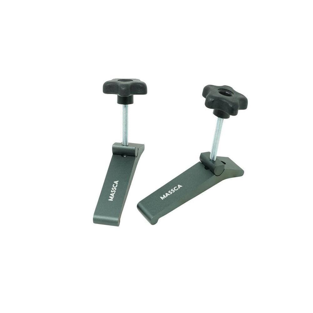 Massca 5-1/2 in. L x 1-1/8 in. Hold-Down Clamp Heavy-Duty Made from Strong High-Grade Carbon Steel (2-Pack) (2)