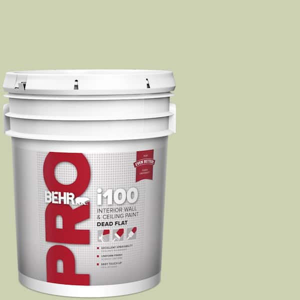 BEHR PRO 5 gal. #ECC-12-2 Meadow Glen Dead Flat Interior Paint (2)