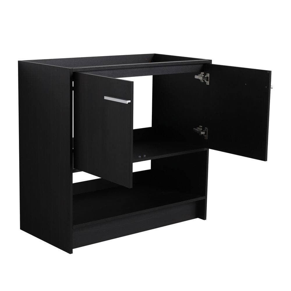 Noble House Marigold 24 in. W Modern Freestanding Bath Vanity Cabinet without Top with 2 Doors (3)