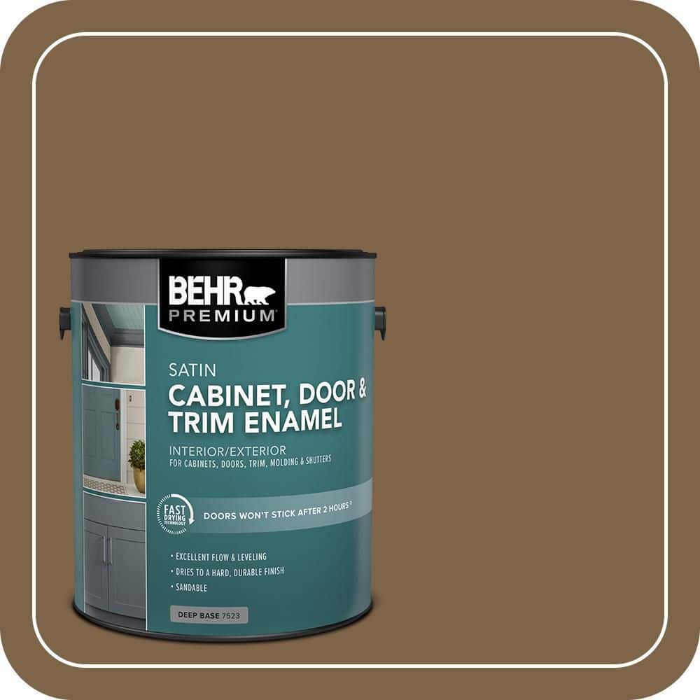 BEHR PREMIUM 1 gal. #PPU4-19 Arts and Crafts Satin Enamel Interior/Exterior Cabinet, Door & Trim Paint (1)