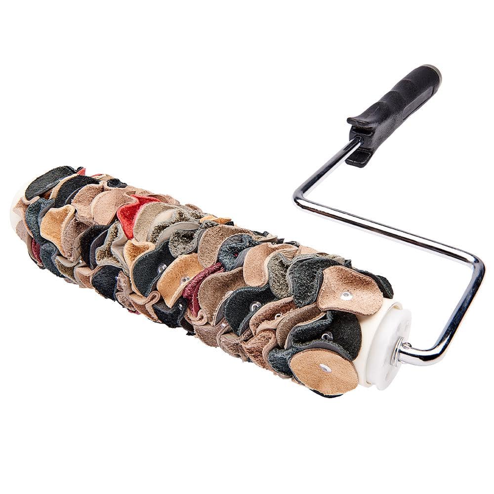 ToolPro 9 in. Leather Textured Foam Roller Cover