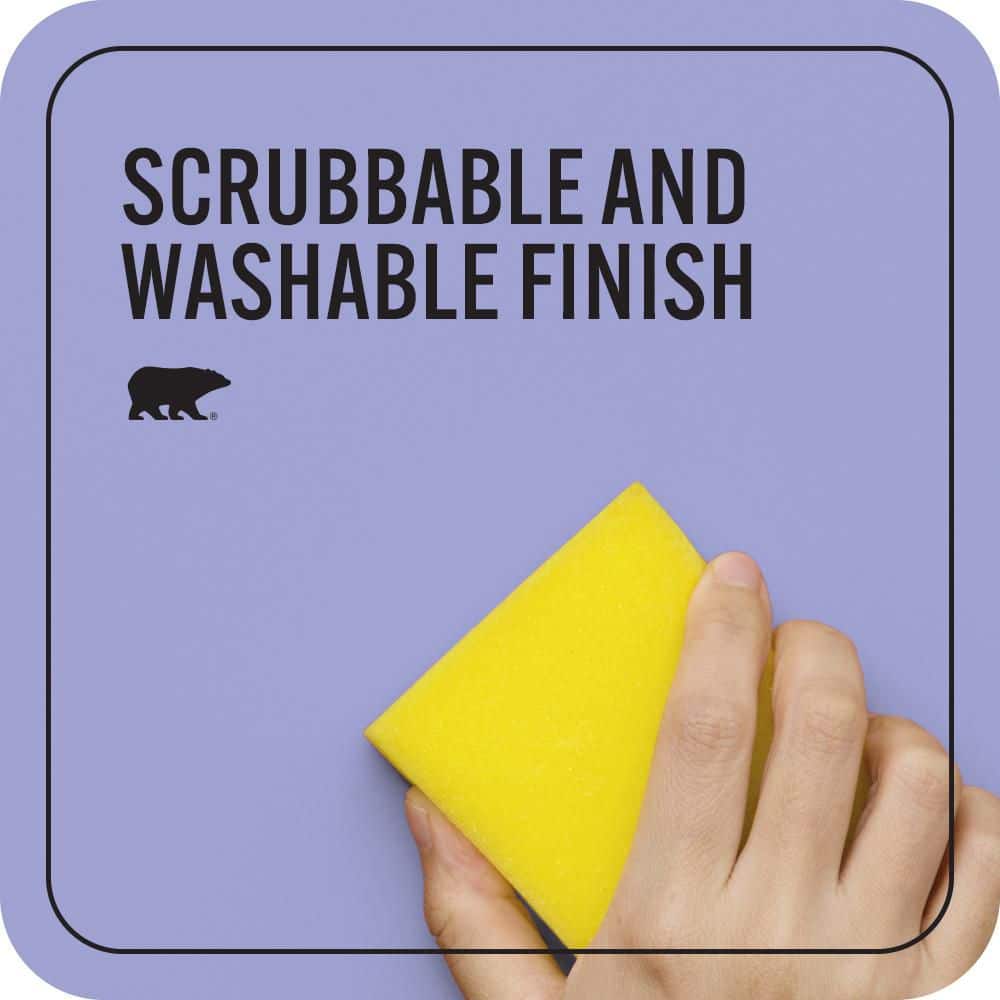BEHR PREMIUM PLUS #P550-4 Water Hyacinth Enamel Low Odor & Primer (3)