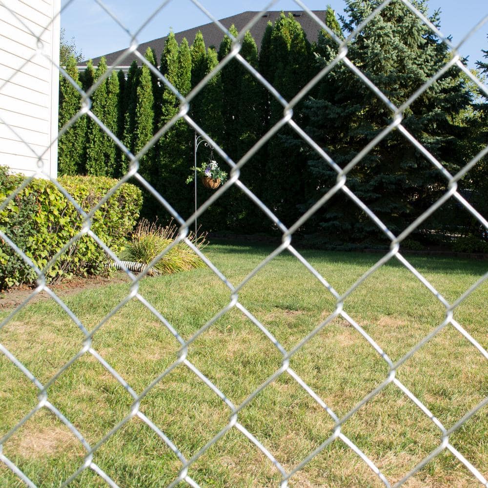 Everbilt 10 ft. x 4 ft. 12-Gauge Galvanized Steel Chain Link Fence Fabric Repair Roll (3)