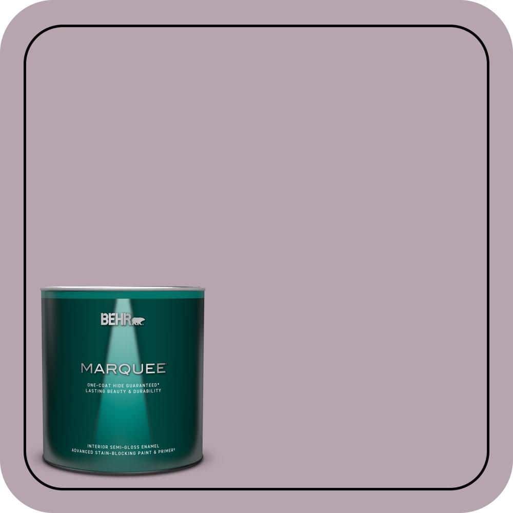 BEHR MARQUEE 1 qt. #690F-4 Midsummer Dream Semi-Gloss Enamel Interior Paint & Primer