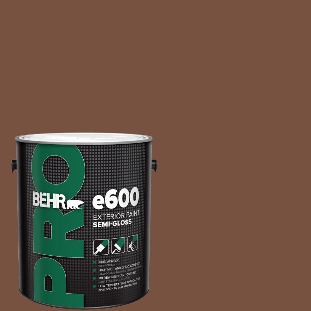 BEHR PRO 1 gal. #240F-7 Root Beer Semi-Gloss Exterior Paint