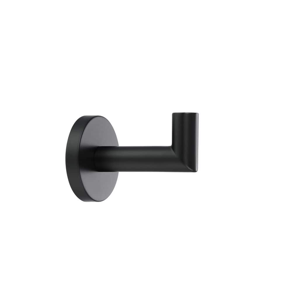 Paradise Bathworks Arcadia J-Hook/Robe Hook 2 in. Matte Black (1)