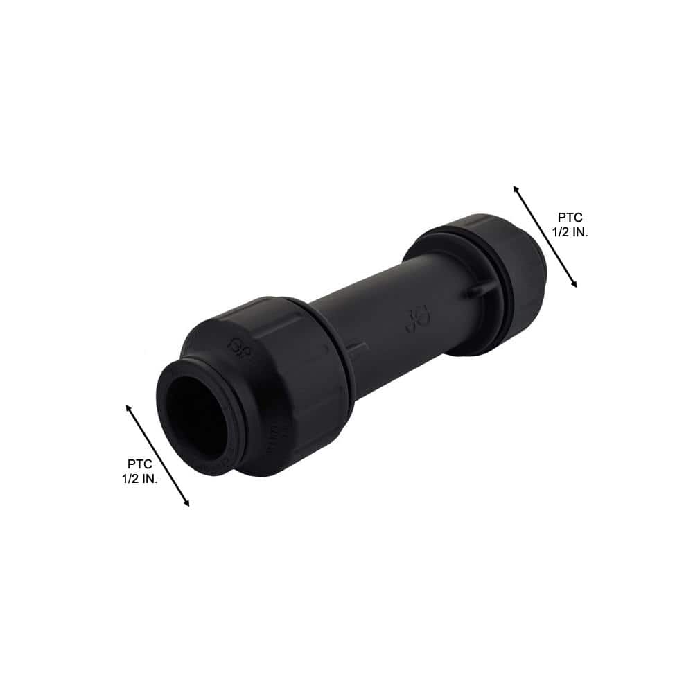 SharkBite ProLock 1/2 in. Push-to-Connect Plastic Slip Coupling Fitting (3)