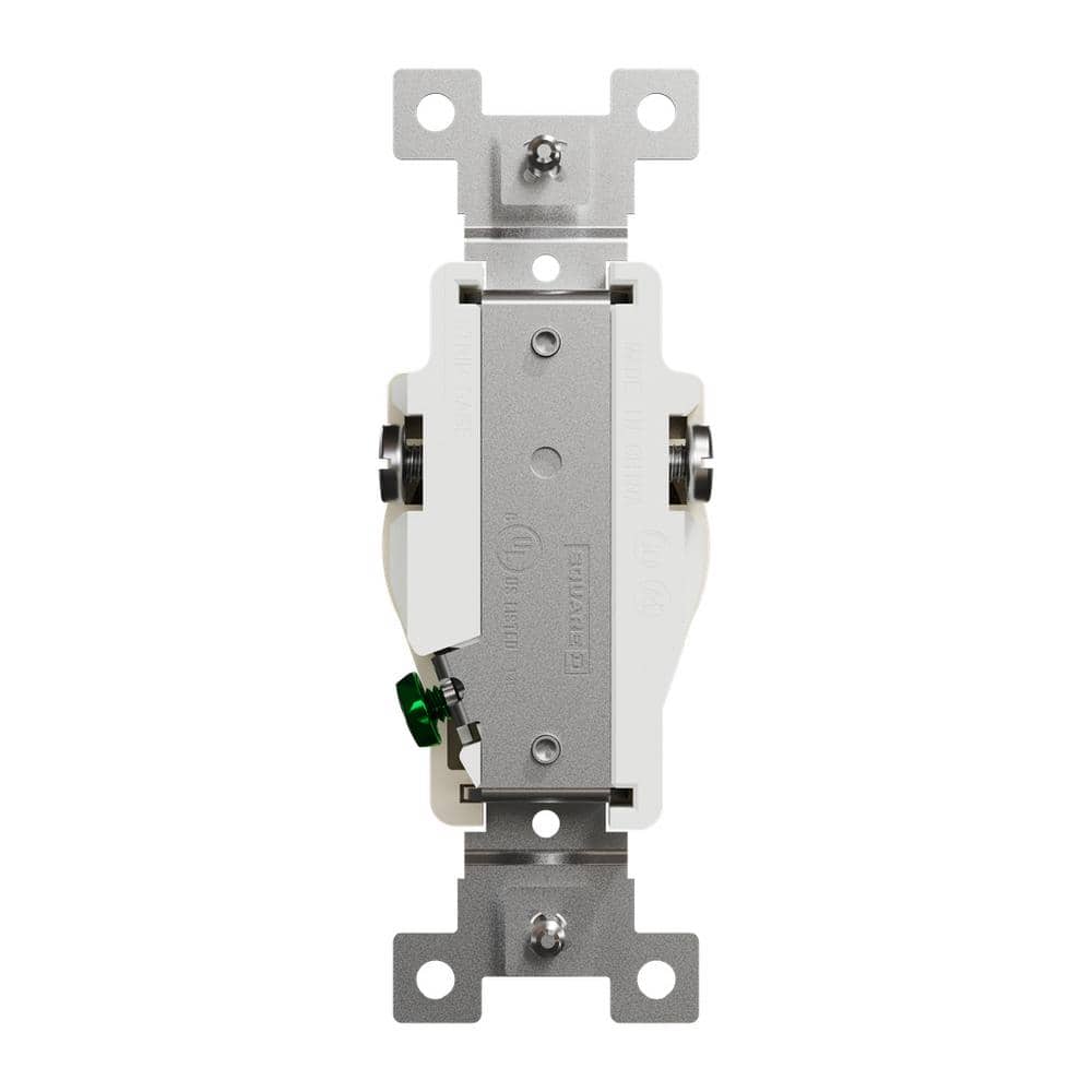 Square D Series Amp 125-Volt Tamper Resistant Heavy-Duty Indoor Single Outlet Back Wire (3)