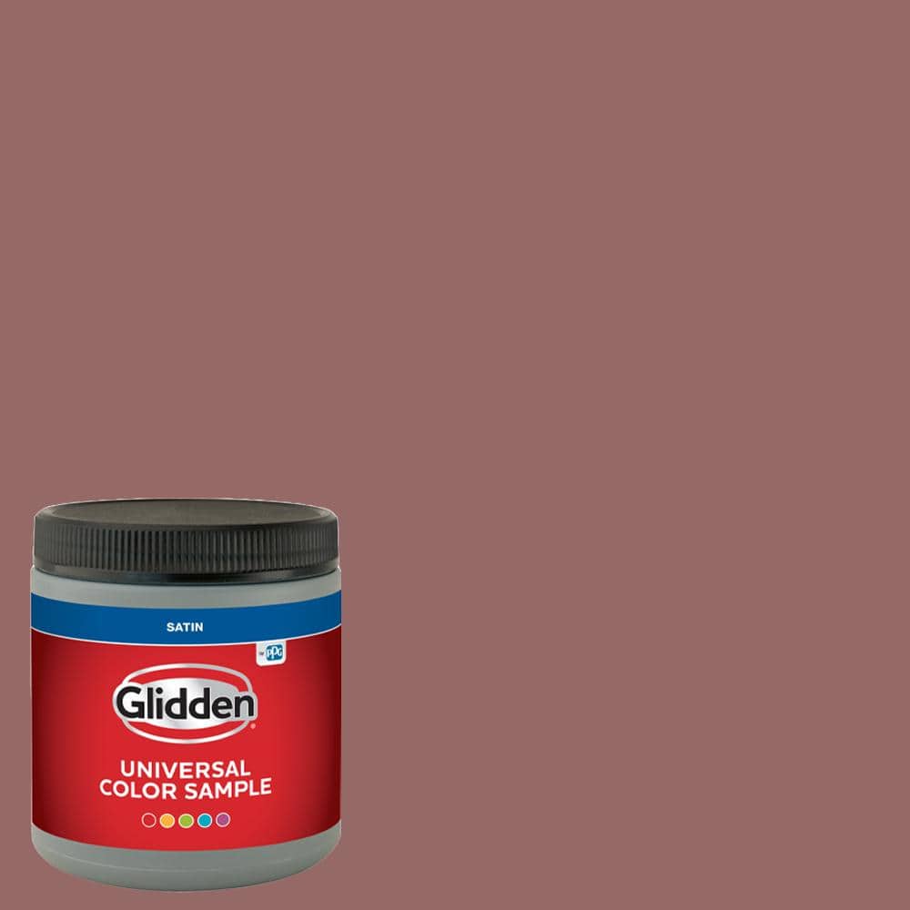 Glidden 8 oz. PPG1053-6 Clay Ridge Satin Interior Paint Sample (1)