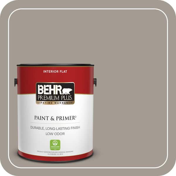 BEHR PREMIUM PLUS #BXC-54 River Pebble Enamel Interior/Exterior Paint & Primer Color Sample (4)