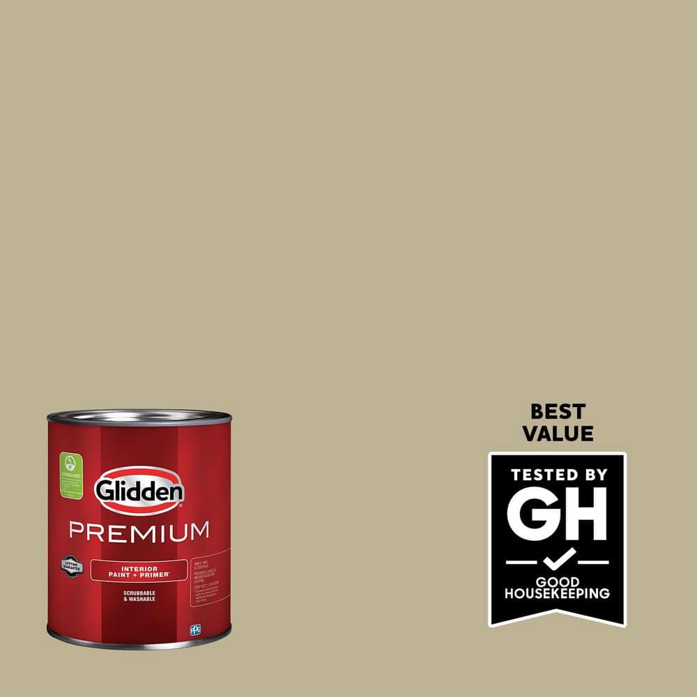 Glidden Premium 1 qt. PPG1026-3 Easy Eggshell Interior Latex Paint (1)