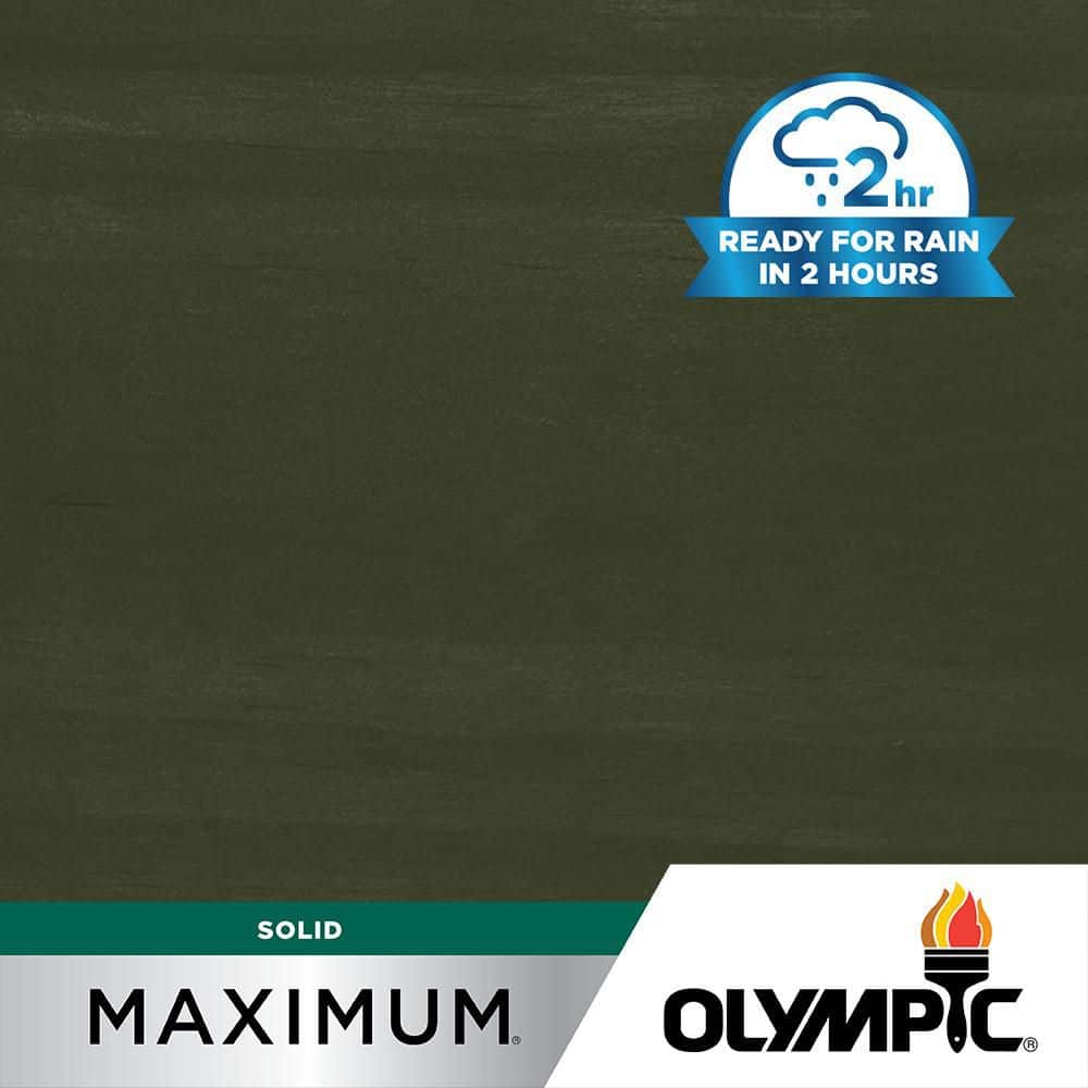 Olympic Maximum 5 gal. SC-1063 Pocono Pine Solid Color Exterior Stain and Sealer in One