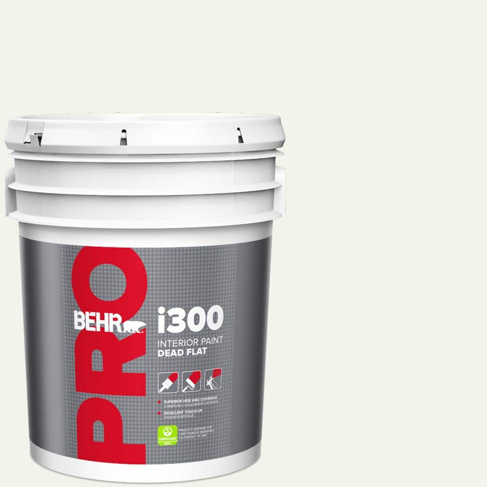BEHR PRO 5 gal. #W-B-510 Frosted Juniper Dead Flat Interior Paint