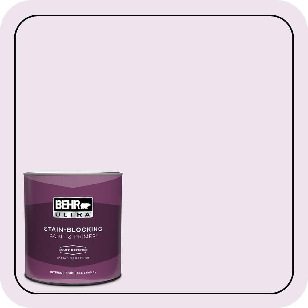 BEHR ULTRA 1 qt. #670A-1 Quartz Pink Extra Durable Eggshell Enamel Interior Paint & Primer
