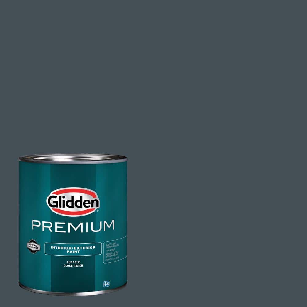 Glidden Premium 1 qt. High Salute PPG1039-7 High Gloss Interior/Exterior Trim, Door and Cabinet Paint