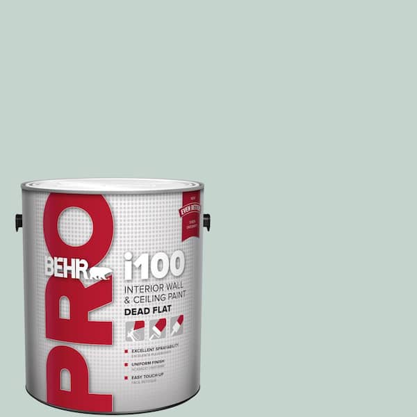 BEHR PRO 1 gal. #N430-2 Natures Reflection Dead Flat Interior Paint (2)