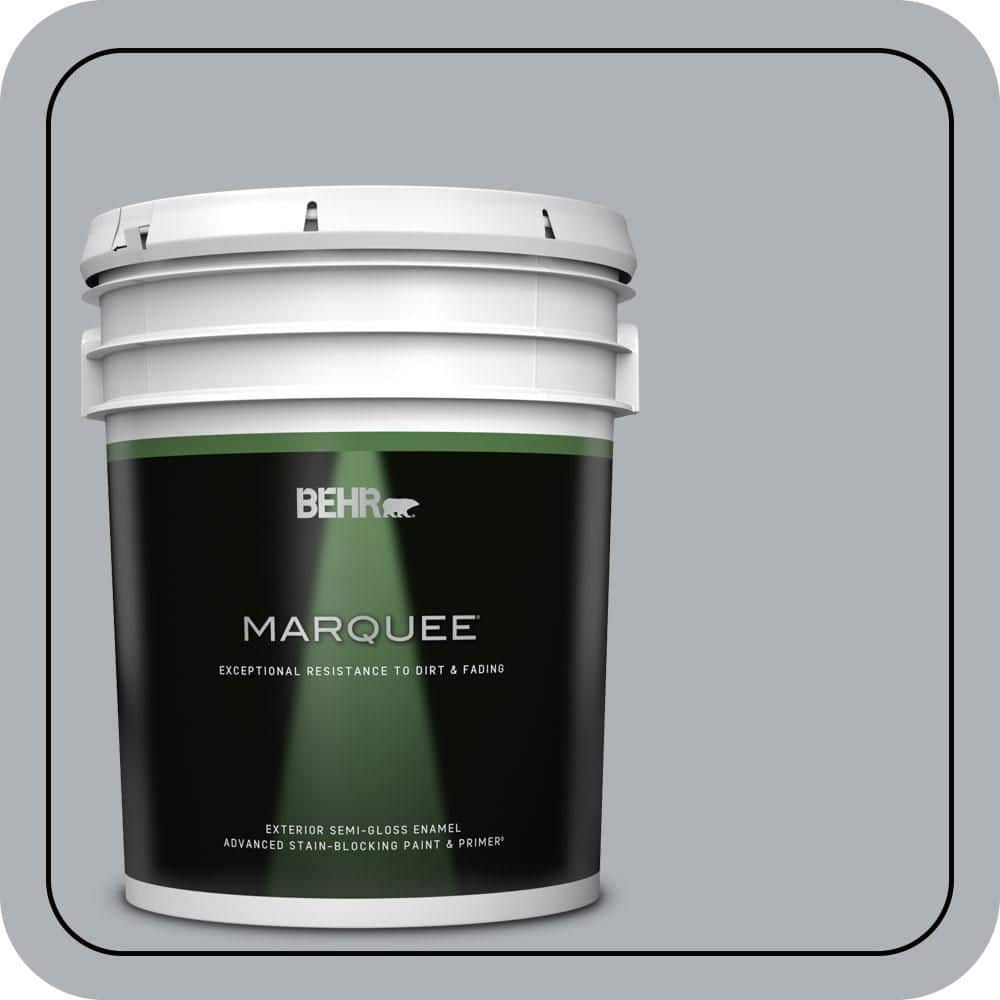 BEHR MARQUEE 5 gal. #N510-3 Stargazer Semi-Gloss Enamel Exterior Paint & Primer