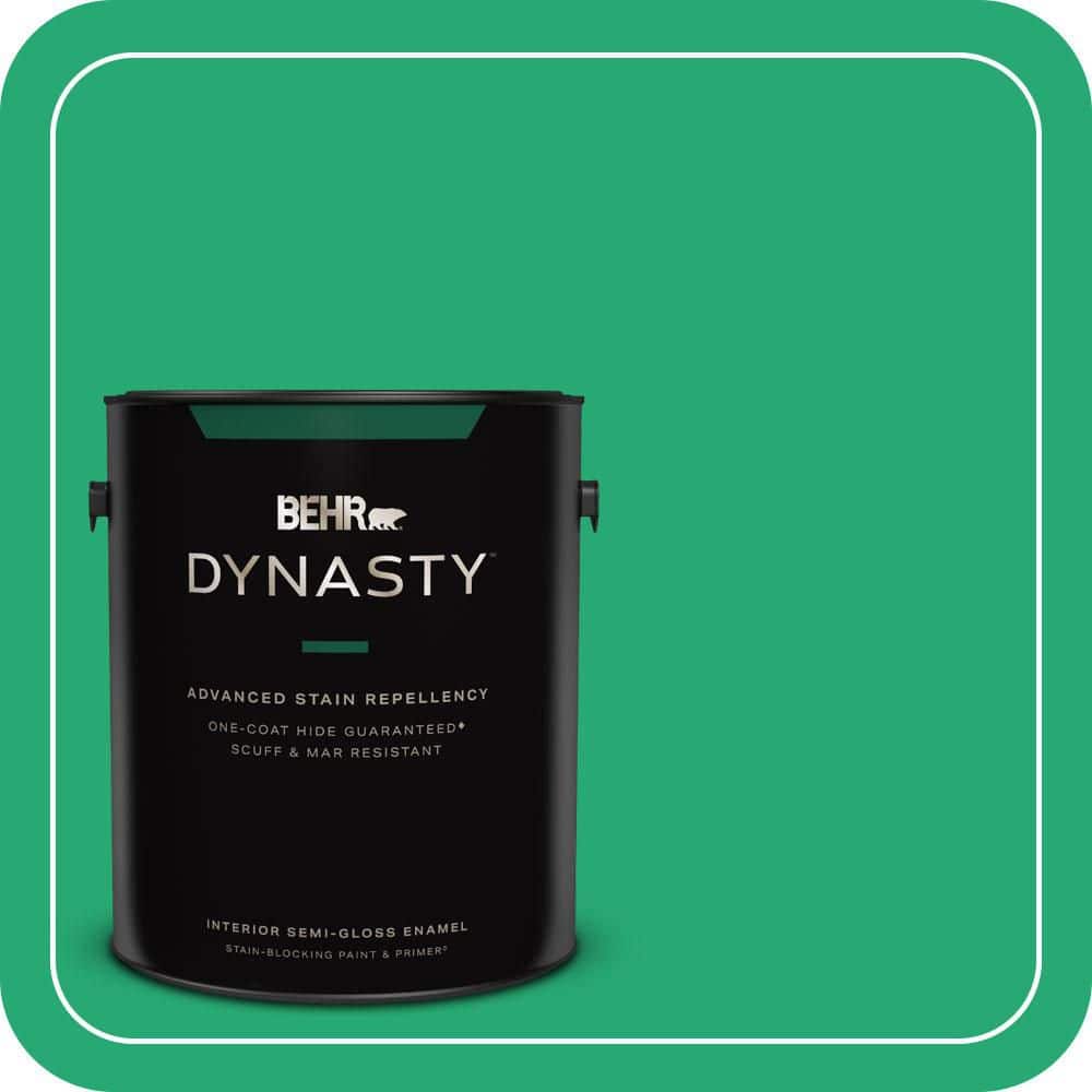 BEHR DYNASTY 1 gal. #470B-5 Garden Medley Semi-Gloss Enamel Interior Stain-Blocking Paint & Primer