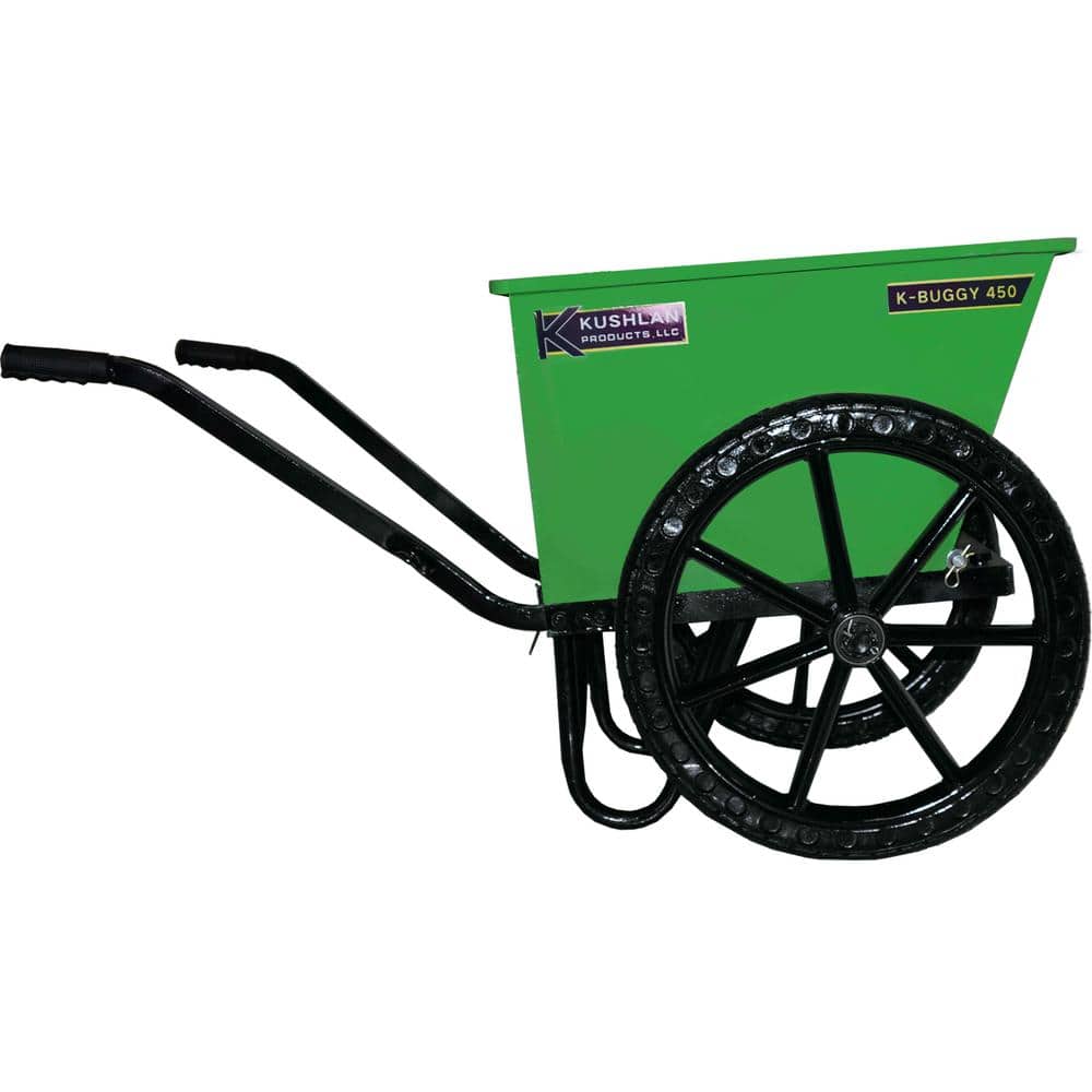 KUSHLAN 4.5 cu. ft. Steel Bucket Concrete Buggy
