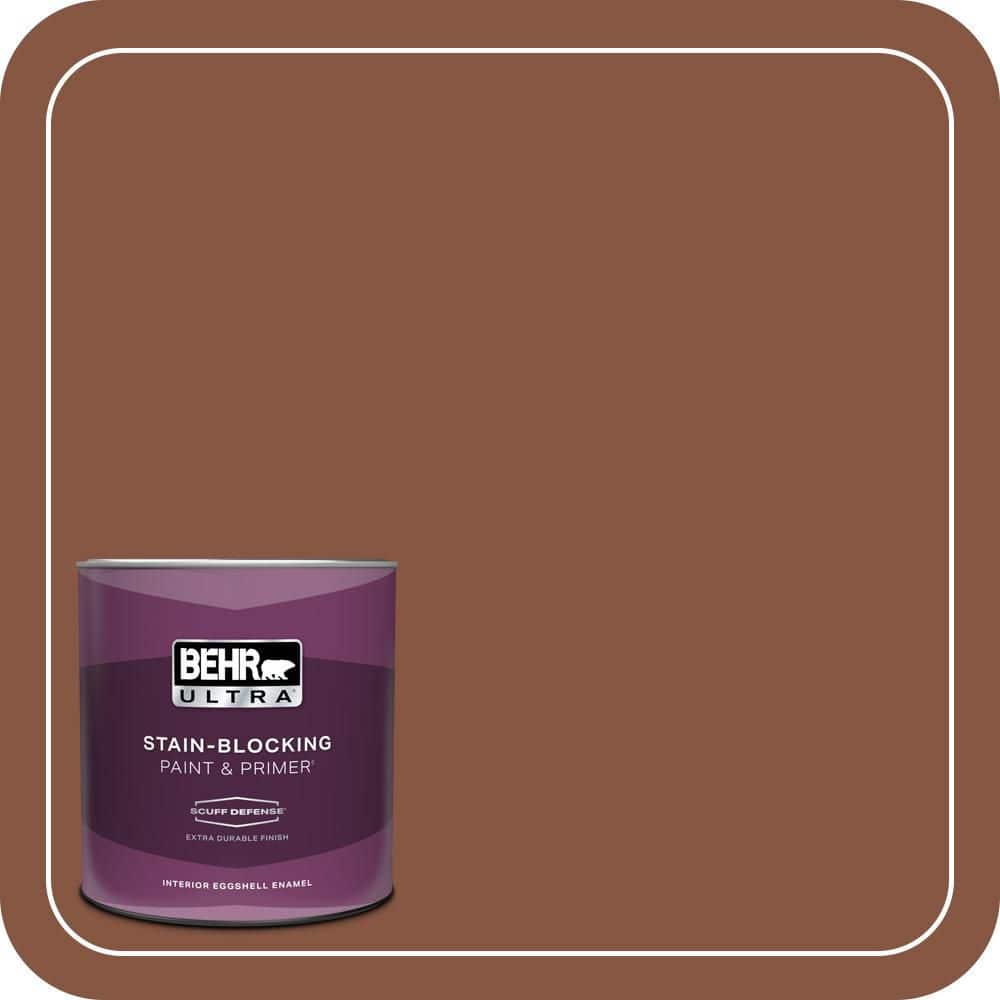 BEHR ULTRA 1 qt. #S210-7 October Leaves Extra Durable Eggshell Enamel Interior Paint & Primer