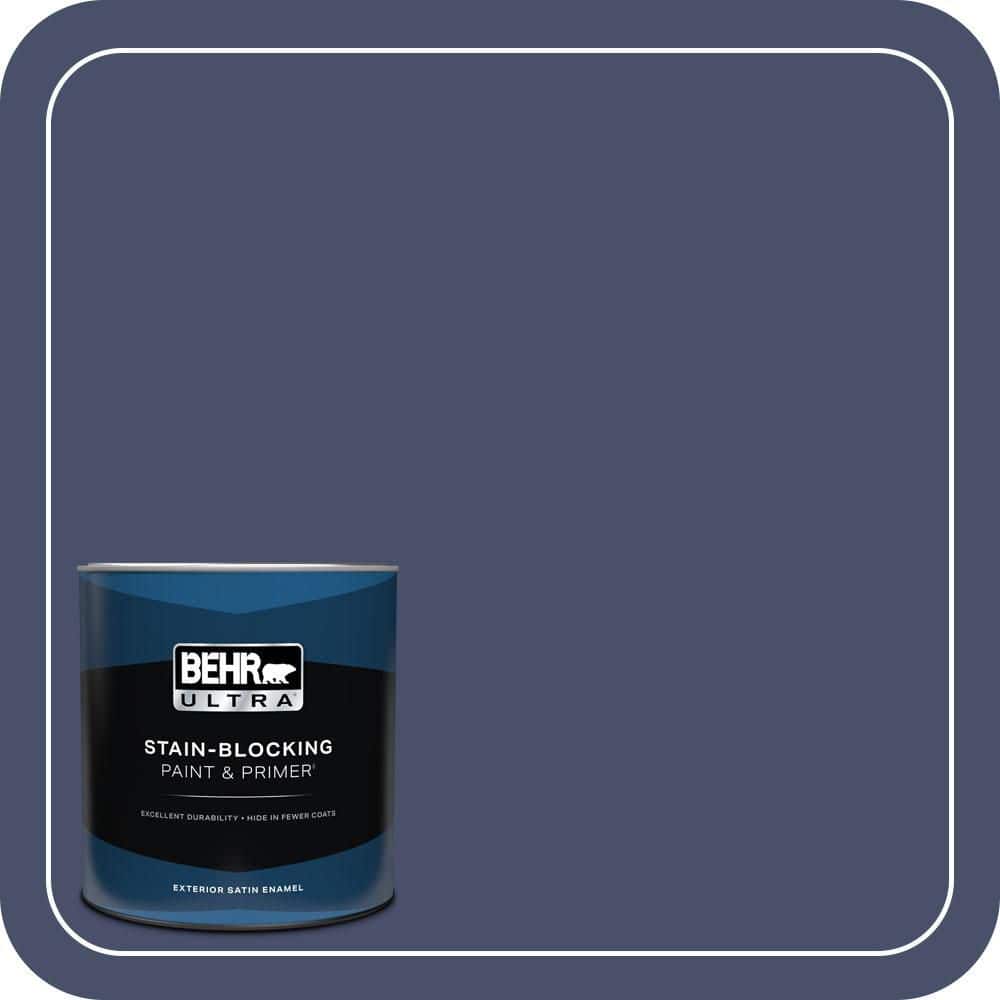 BEHR ULTRA 1 qt. #PPU15-18 Vintage Velvet Satin Enamel Exterior Paint & Primer