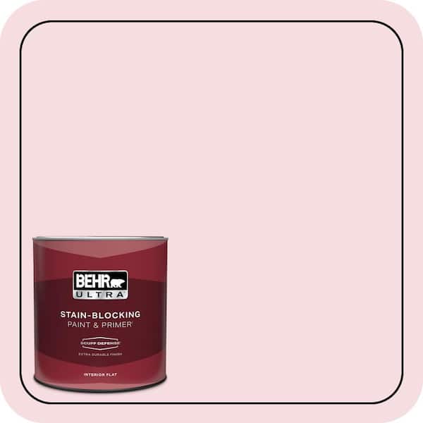 BEHR ULTRA 1 qt. #P150-1 Blowing Kisses Extra Durable Flat Interior Paint & Primer (2)