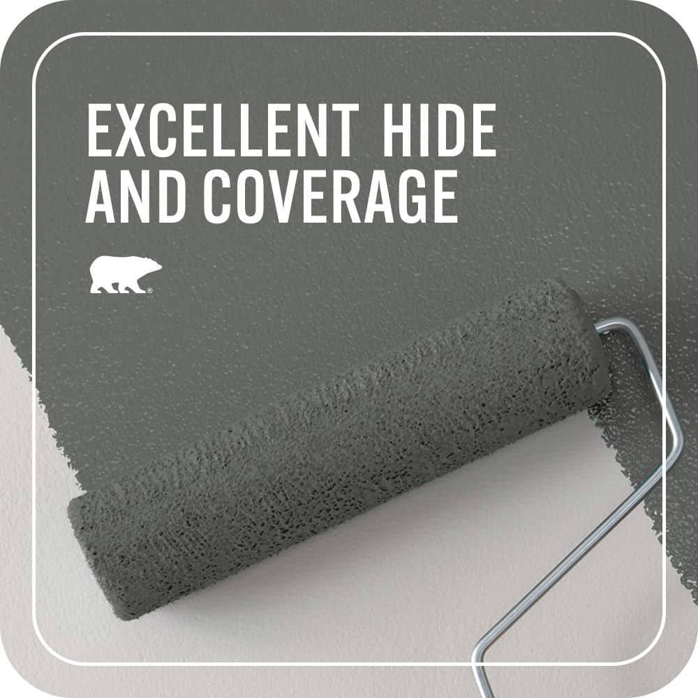 BEHR PREMIUM PLUS #BNC-26 Lunar Basalt Interior/Exterior Paint & Primer Color Sample (4)
