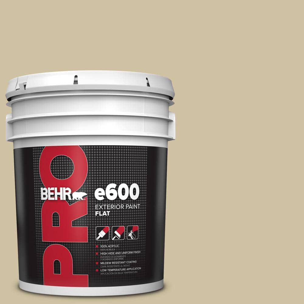 BEHR PRO 5 gal. #S330-3 Seasoned Salt Flat Exterior Paint