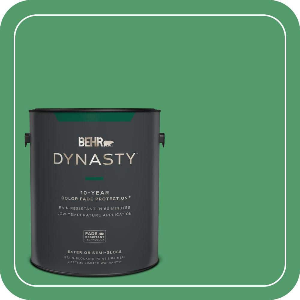 BEHR DYNASTY 1 gal. #P410-6 Solitary Tree Semi-Gloss Exterior Stain-Blocking Paint & Primer