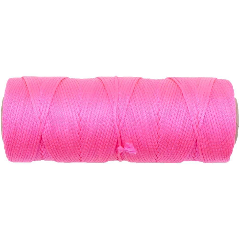 MARSHALLTOWN 500 ft. Florescent Pink Braided Mason's Line (3)