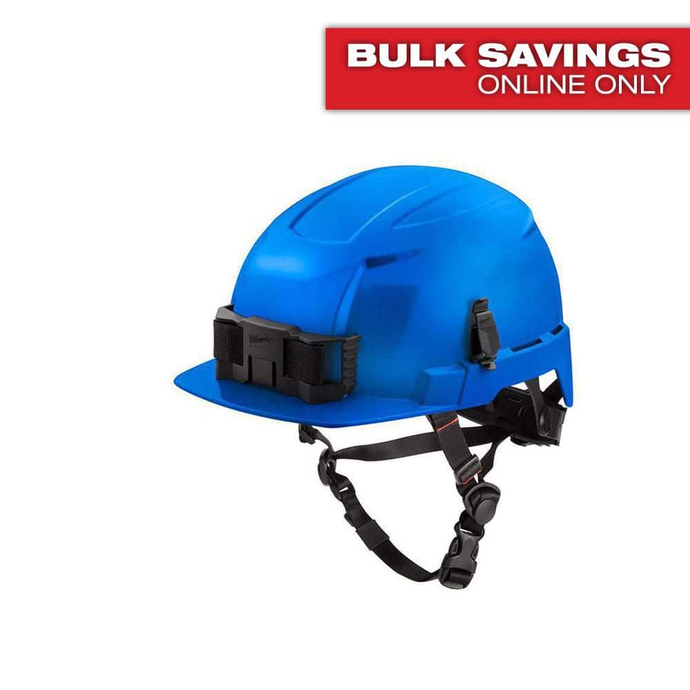 Milwaukee BOLT Blue Type 2 Class E Front Brim Non-Vented Safety Helmet