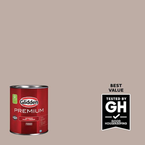 Glidden Premium 1 qt. PPG1075-4 Thumper Semi-Gloss Interior Latex Paint (2)