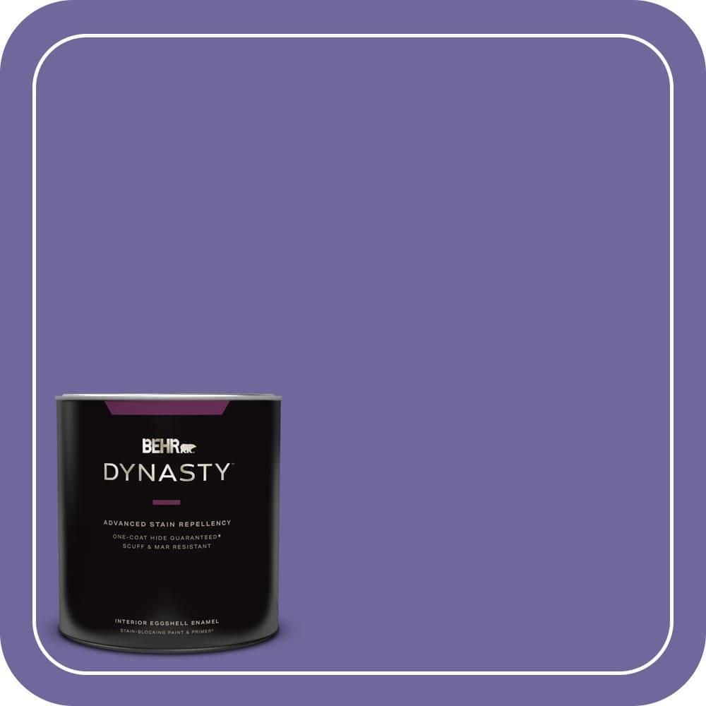 BEHR DYNASTY 1 qt. #630B-7 Pandora Eggshell Enamel Interior Stain-Blocking Paint and Primer