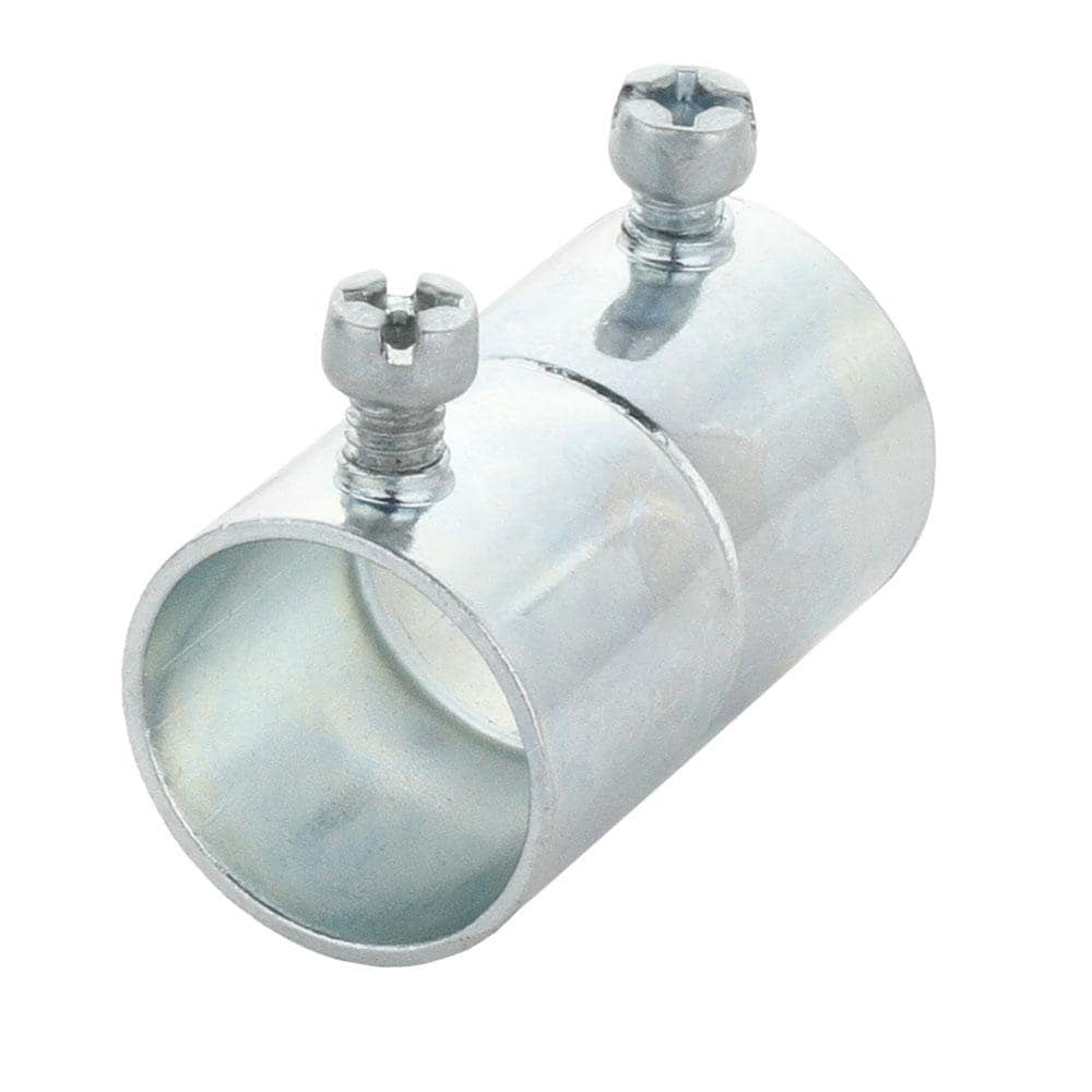 Commercial Electric 1 in. Electrical Metallic Tubing (EMT) Set-Screw Coupling (10-Pack) (2)