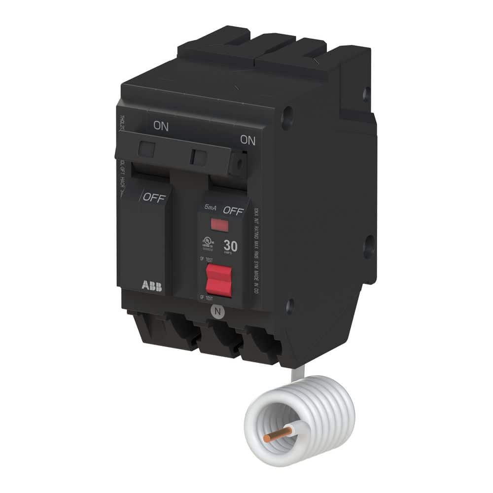 ABB 30 Amp Double Pole Ground Fault Breaker with Self-Test (THQL2130GFTA) (4)