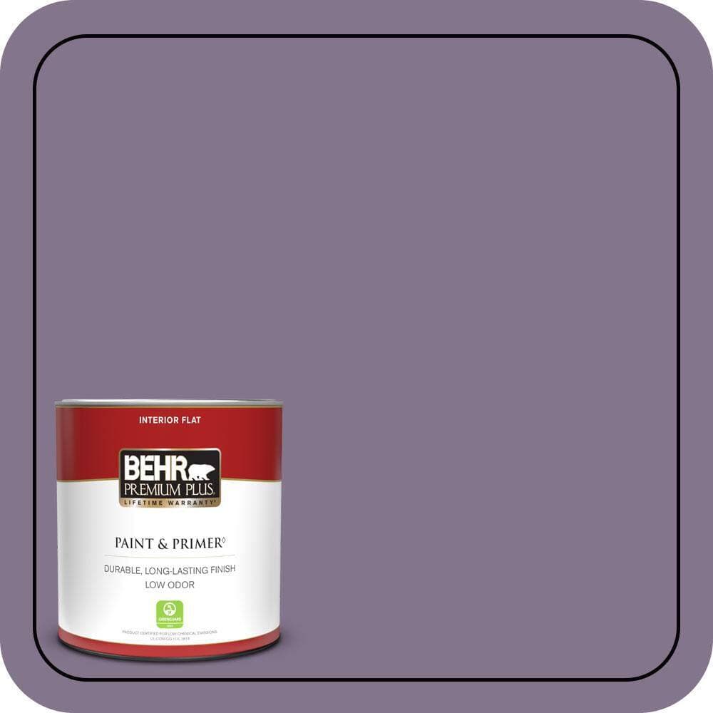 BEHR PREMIUM PLUS #S100-5 Purple Potion Flat Low Odor & Primer