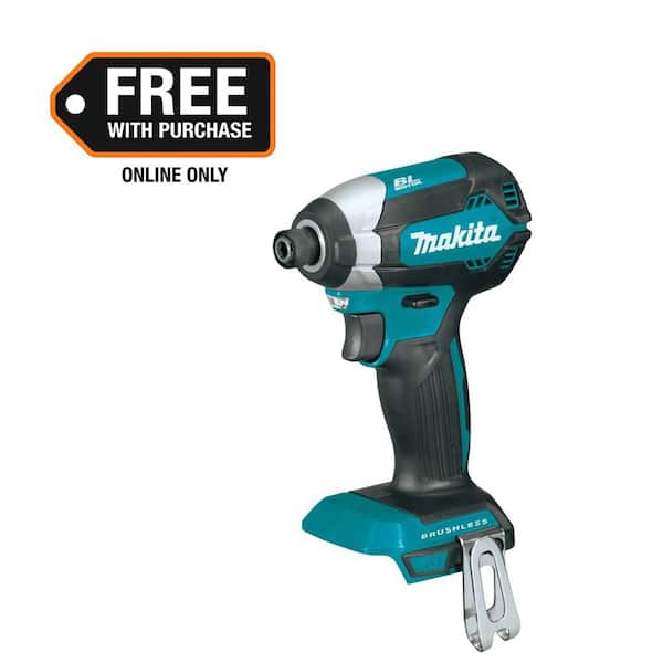 Makita 18V LXT Lithium-Ion Brushless 1/4 in. Cordless Variable Speed Impact Driver (Tool Only) (2)