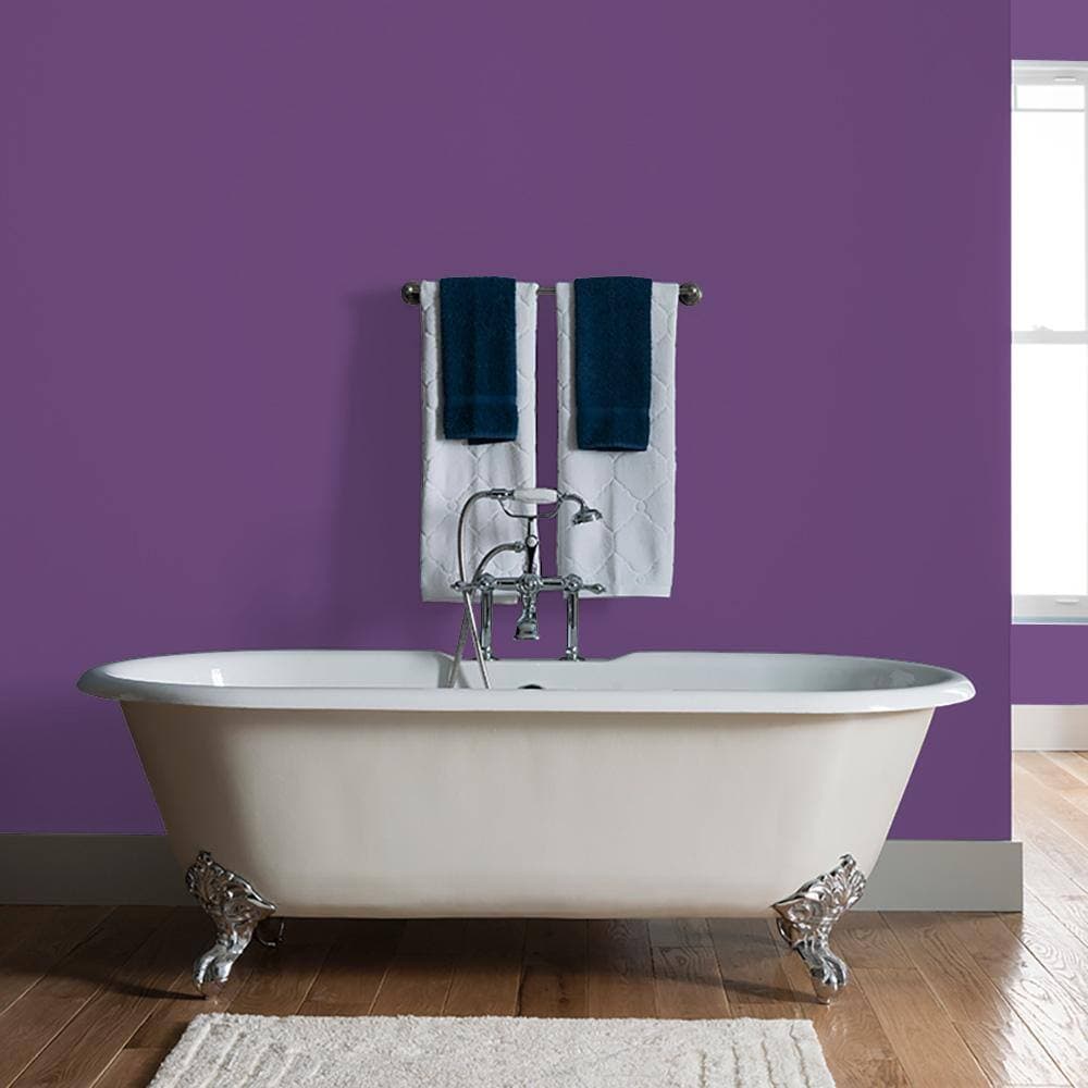 Glidden 8 oz. PPG1176-7 Perfectly Purple Satin Interior Paint Sample (3)